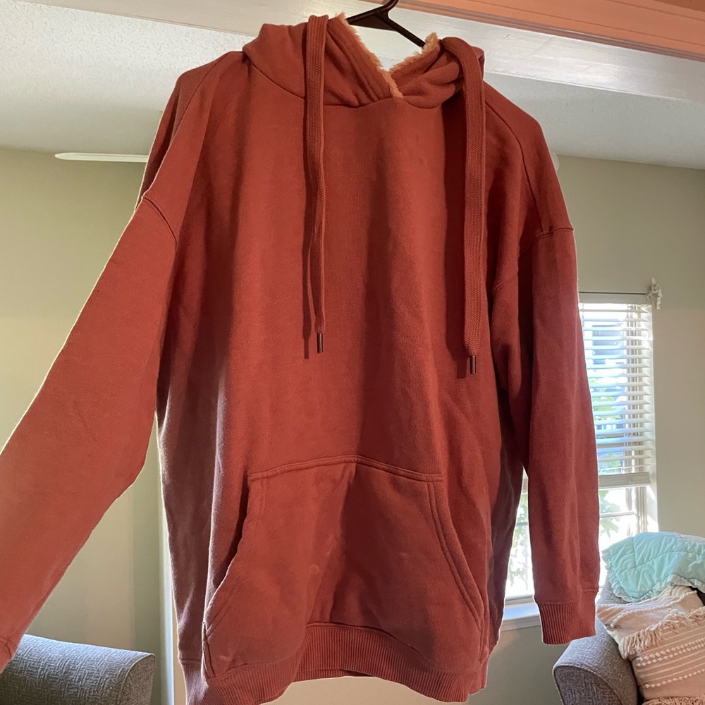 Faux fur aerie hoodie